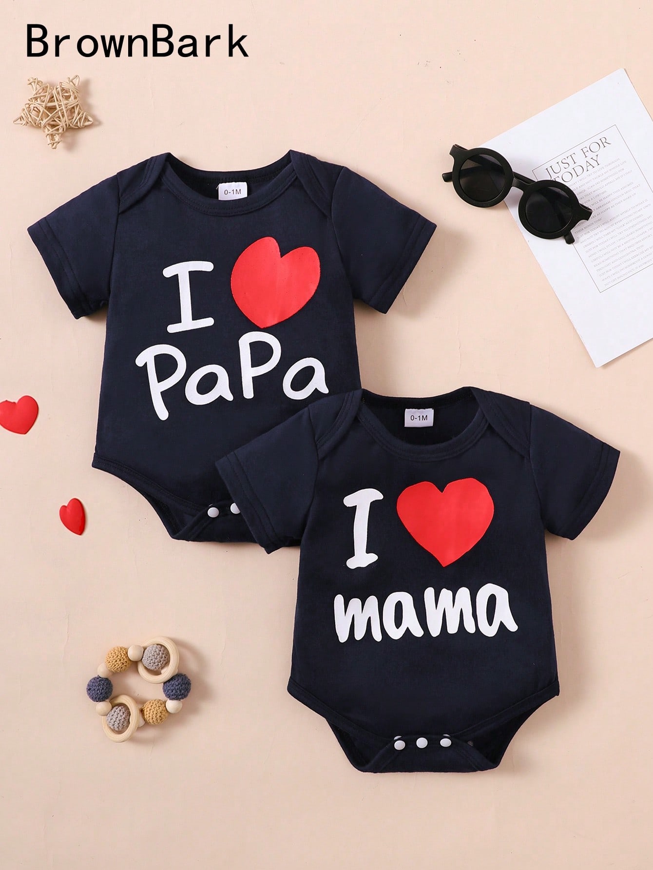 Baby Clothing Brands - Комплект из двух предметов, унисекс, летний,