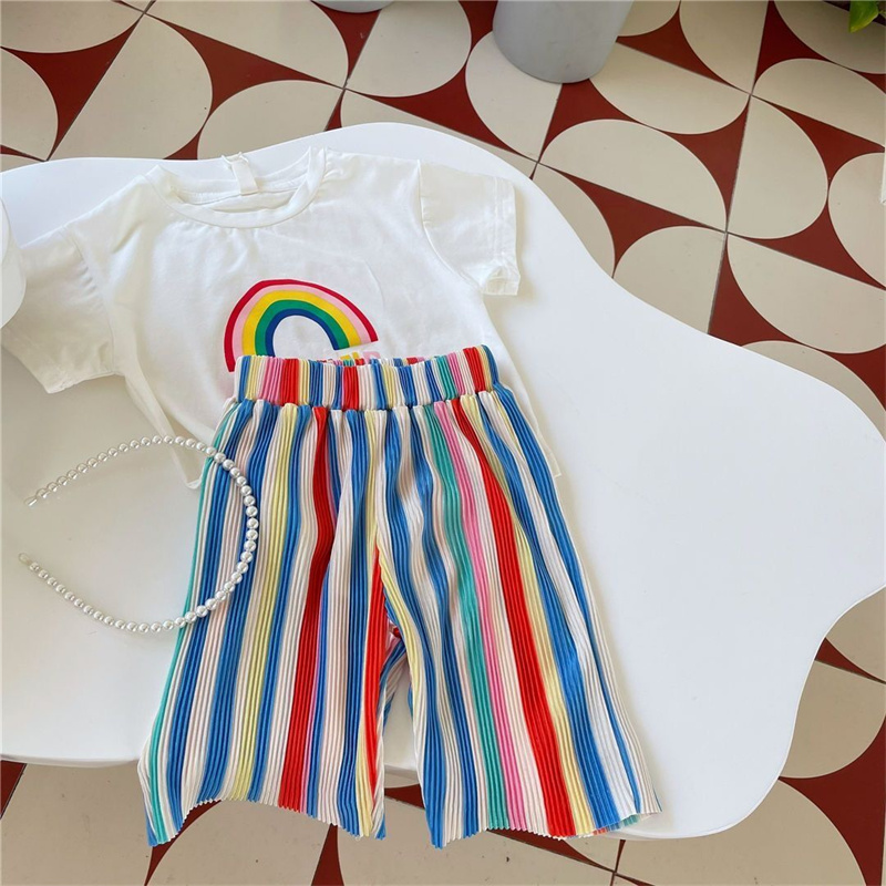 Baby Clothing Drawing - Детский летний комплект из двух предметов,