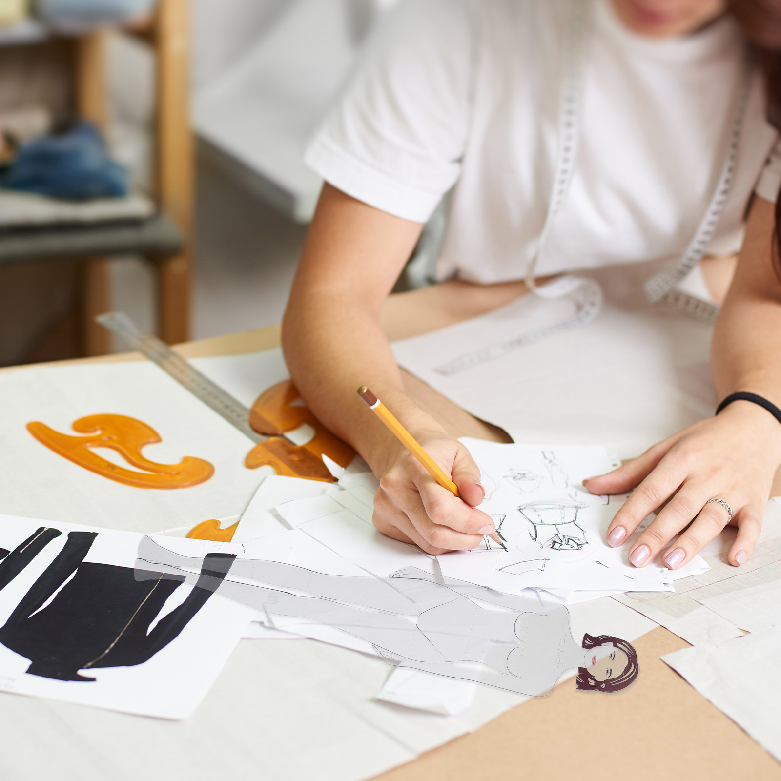 4 шт. линеек для дизайна одежд – обзор и цена Baby Clothing Drawing